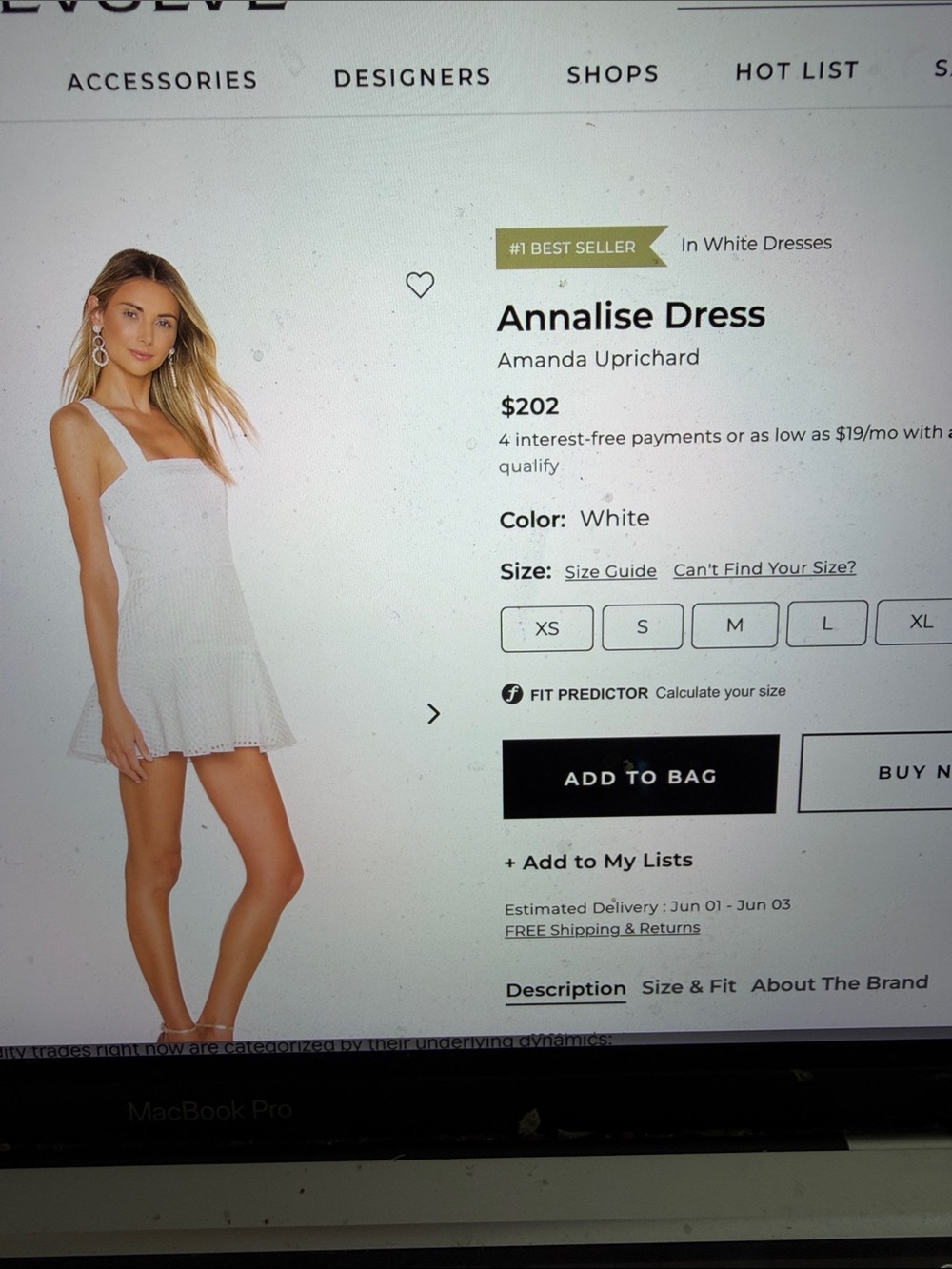 Amanda Uprichard Annalise White Square-Neck Mini Dress
